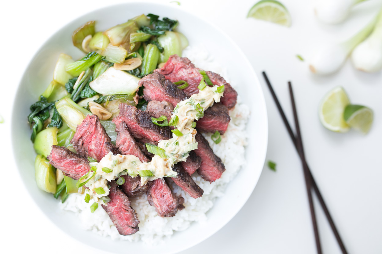 Steak with Miso-Lime Butter | Cook Smarts
