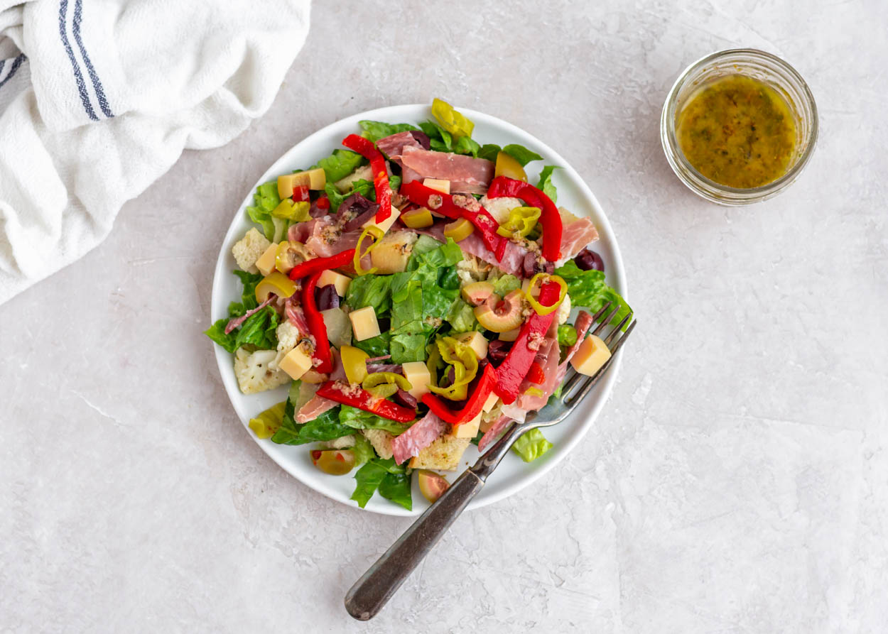Muffuletta Chopped Salad | Cook Smarts