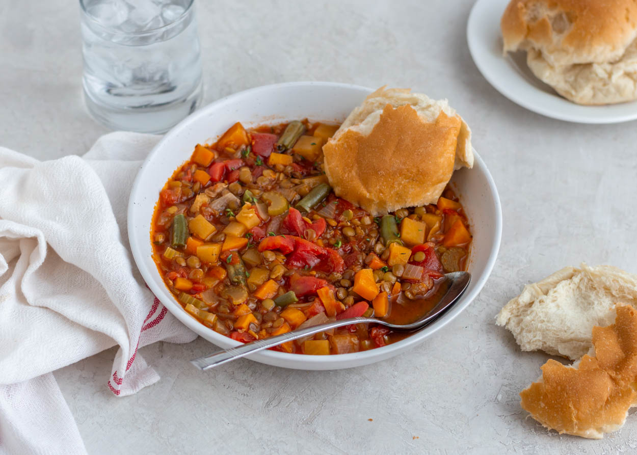Slow Cooker (or not) Lentil Vegetable Soup Cook Smarts
