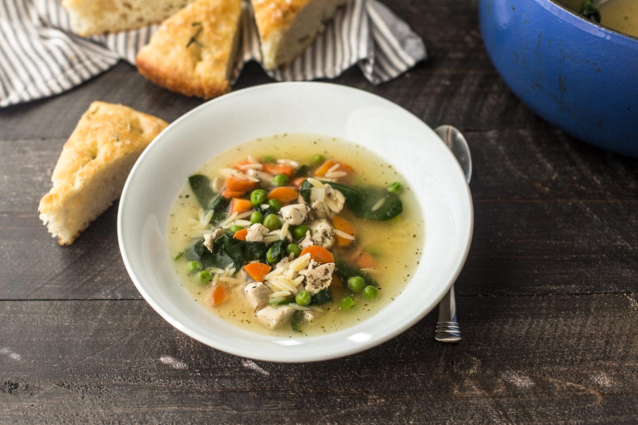 Lemony Dill Chicken Soup with Orzo | Cook Smarts
