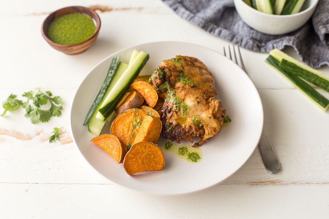 Sheet Pan Peruvian Chicken and Sweet Potatoes | Cook Smarts