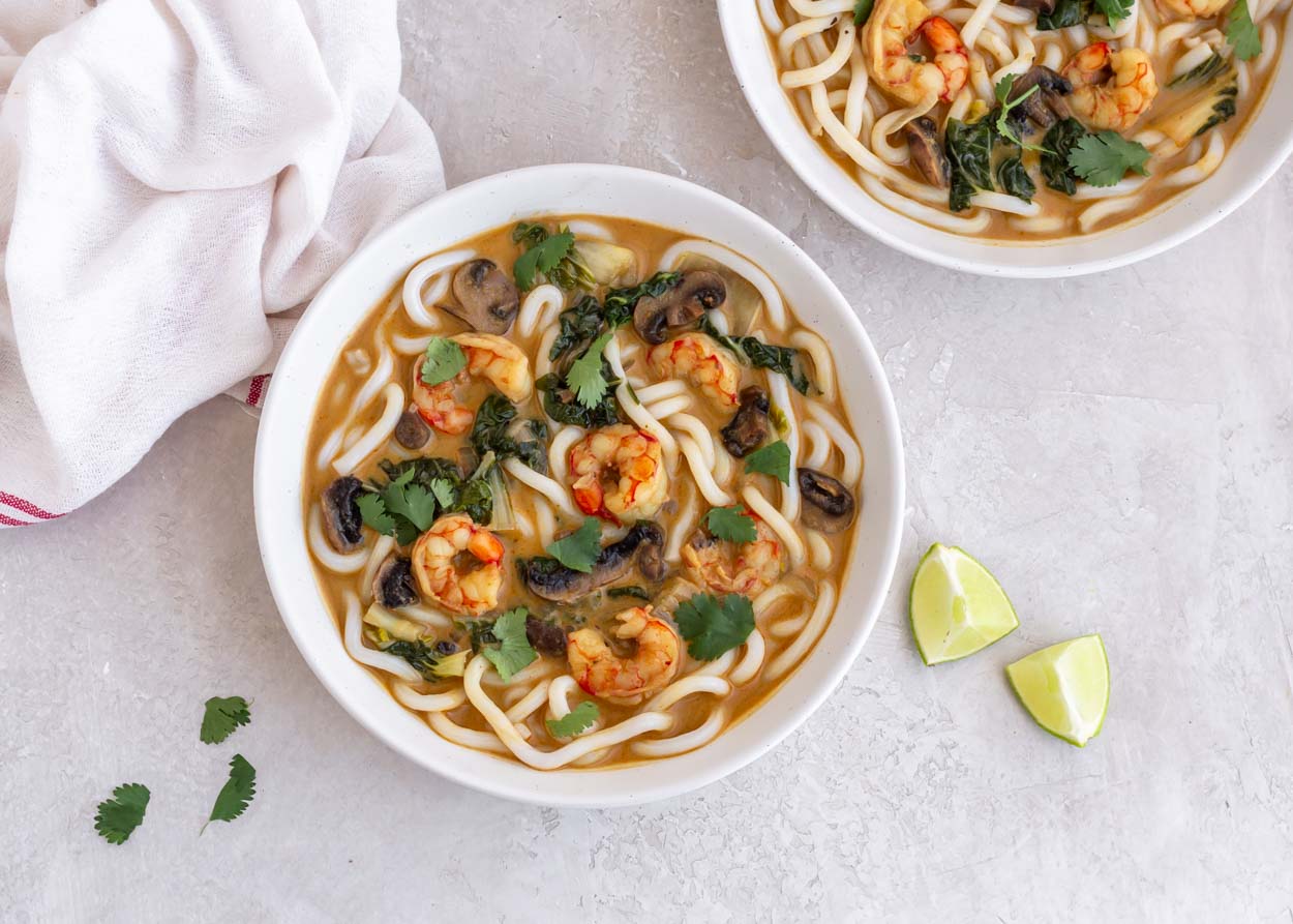 Green Curry Noodle Soup with Shrimp | Cook Smarts