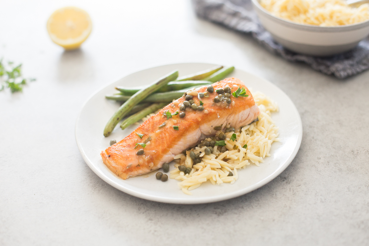 Salmon Piccata | Cook Smarts