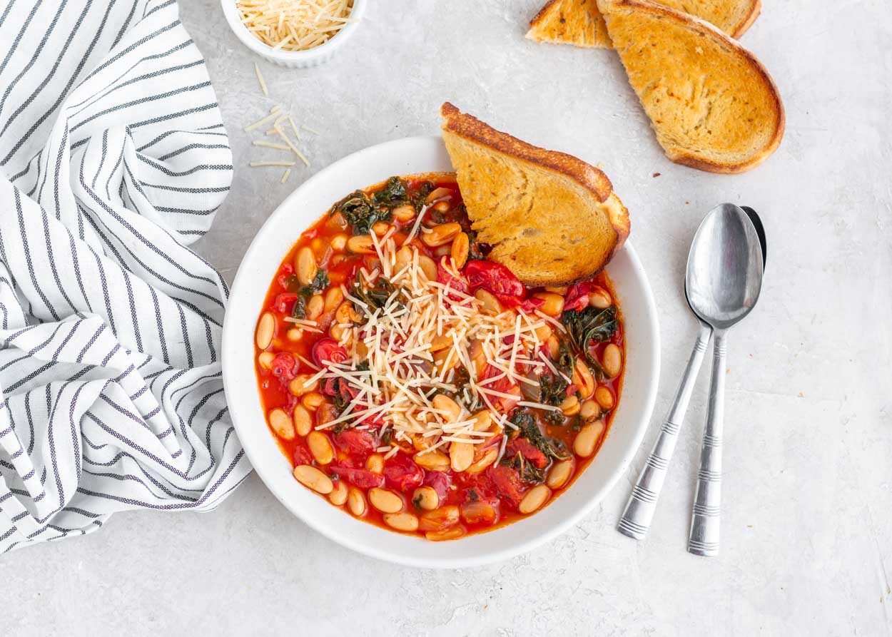 Burst Tomato and White Bean Stew | Cook Smarts