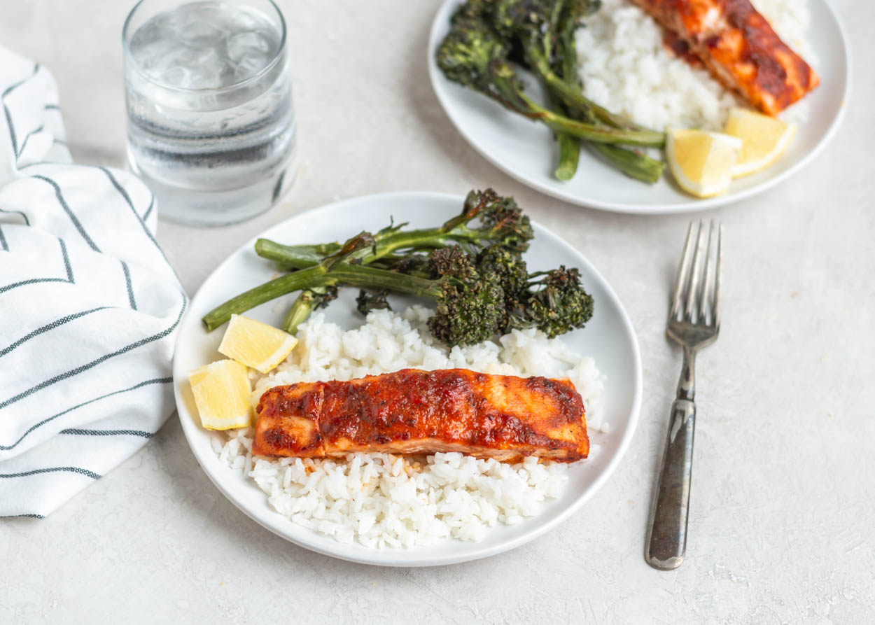 Honey-Harissa Glazed Salmon | Cook Smarts
