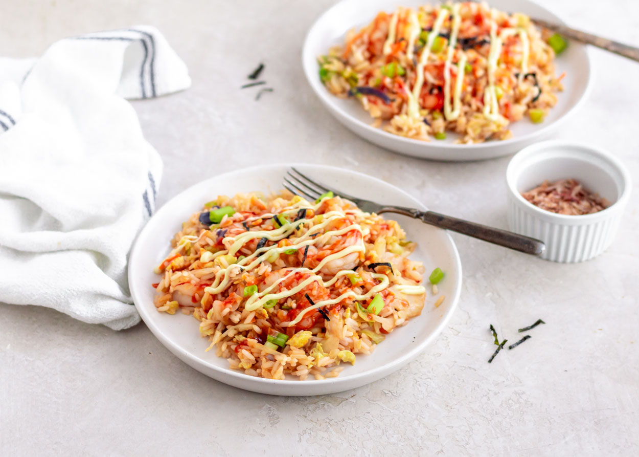 Okonomiyaki Fried Rice | Cook Smarts