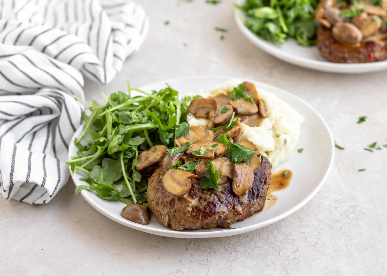 Steak Diane with Mushroom Sauce | Cook Smarts