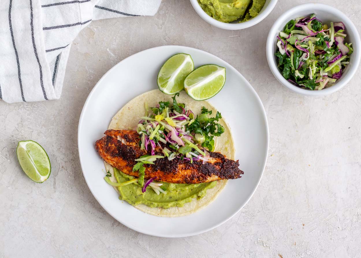 Blackened Fish Tacos | Cook Smarts