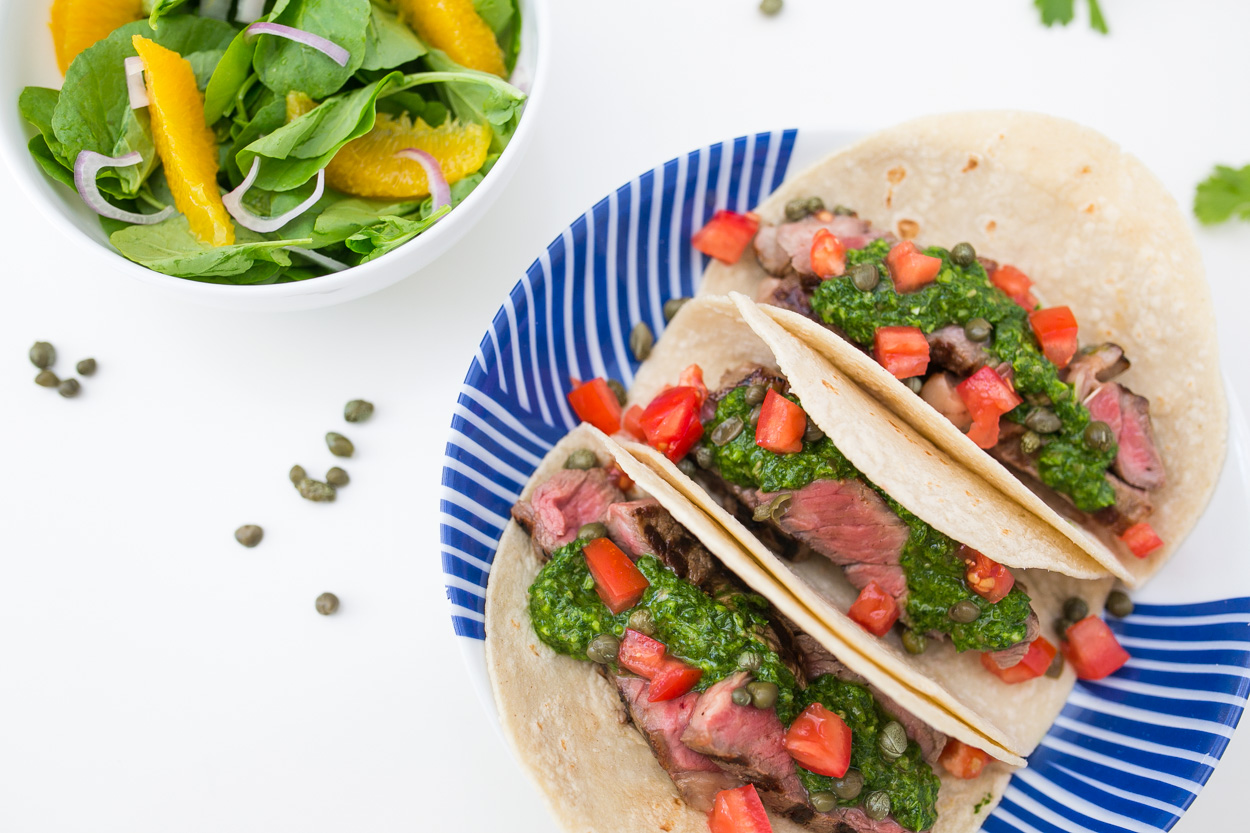 Steak Tacos with Chimichurri Sauce Cook Smarts