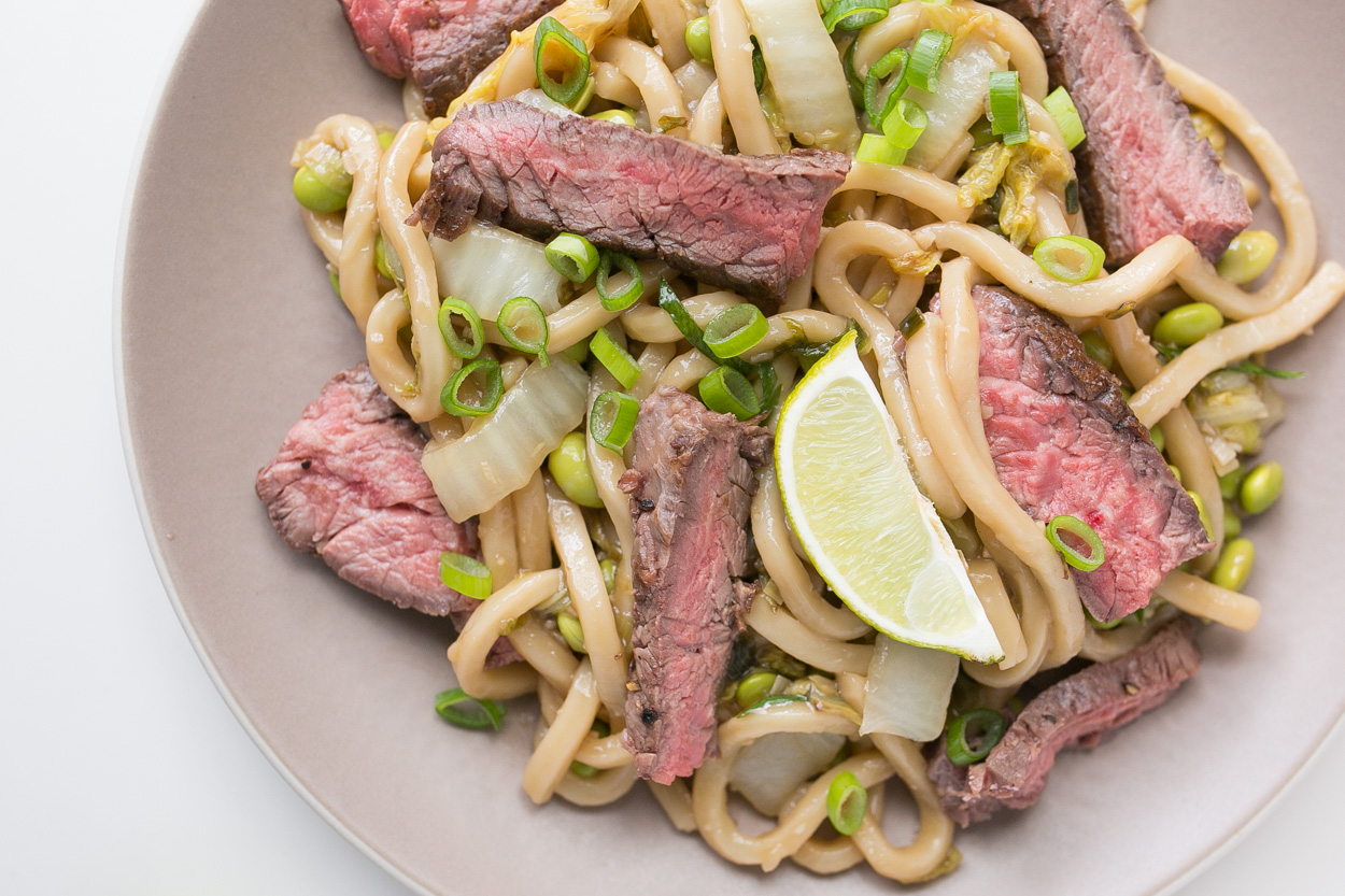 Broiled Steak with StirFried Noodles Cook Smarts