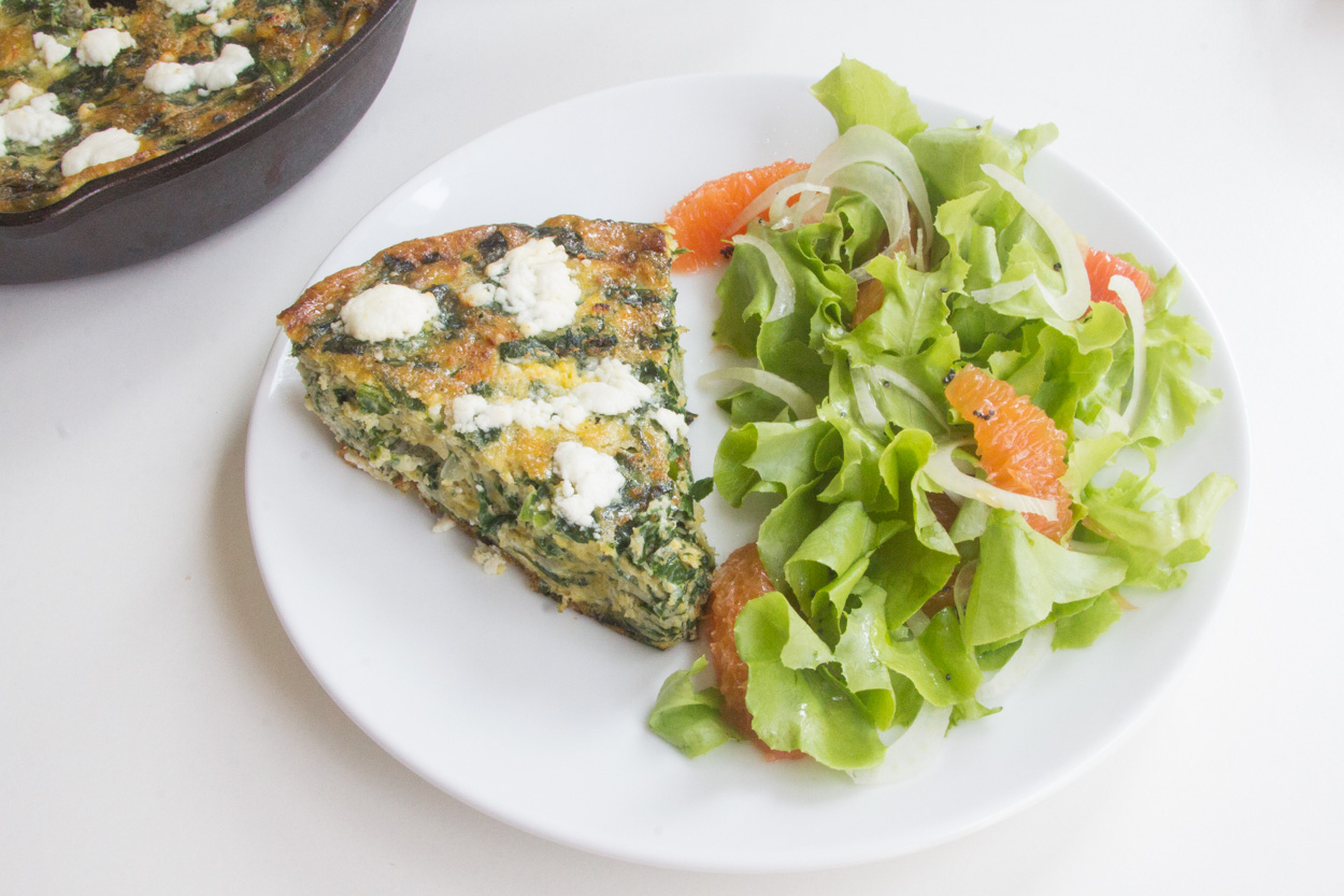 Swiss Chard and Goat Cheese Frittata Cook Smarts