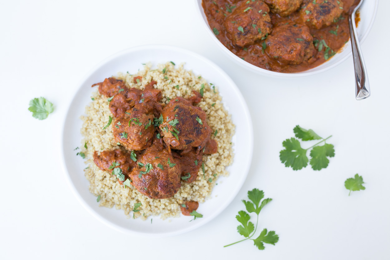 Indian Meatball Masala with Quinoa | Cook Smarts