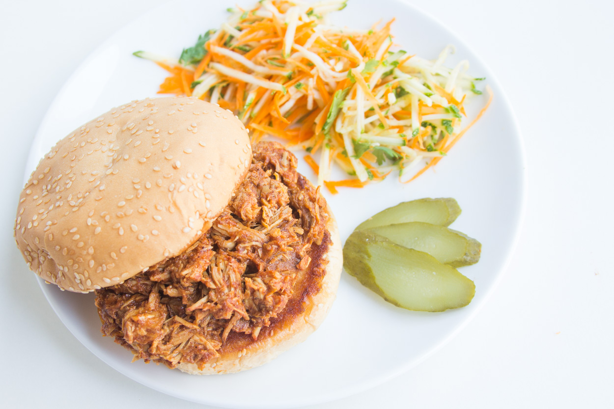 Slow Cooker BBQ Chicken Sandwiches Cook Smarts