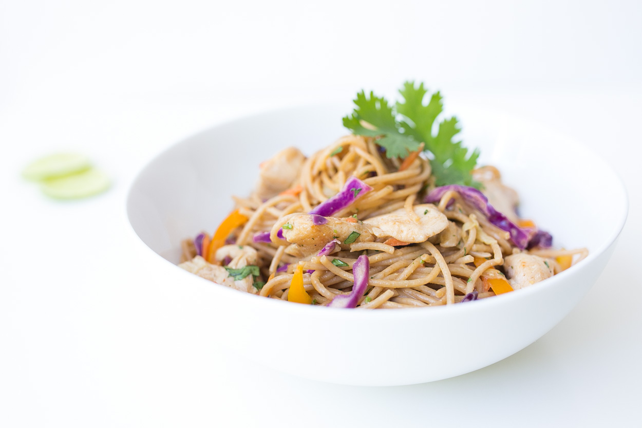 Thai Chicken Peanut Noodles | Cook Smarts