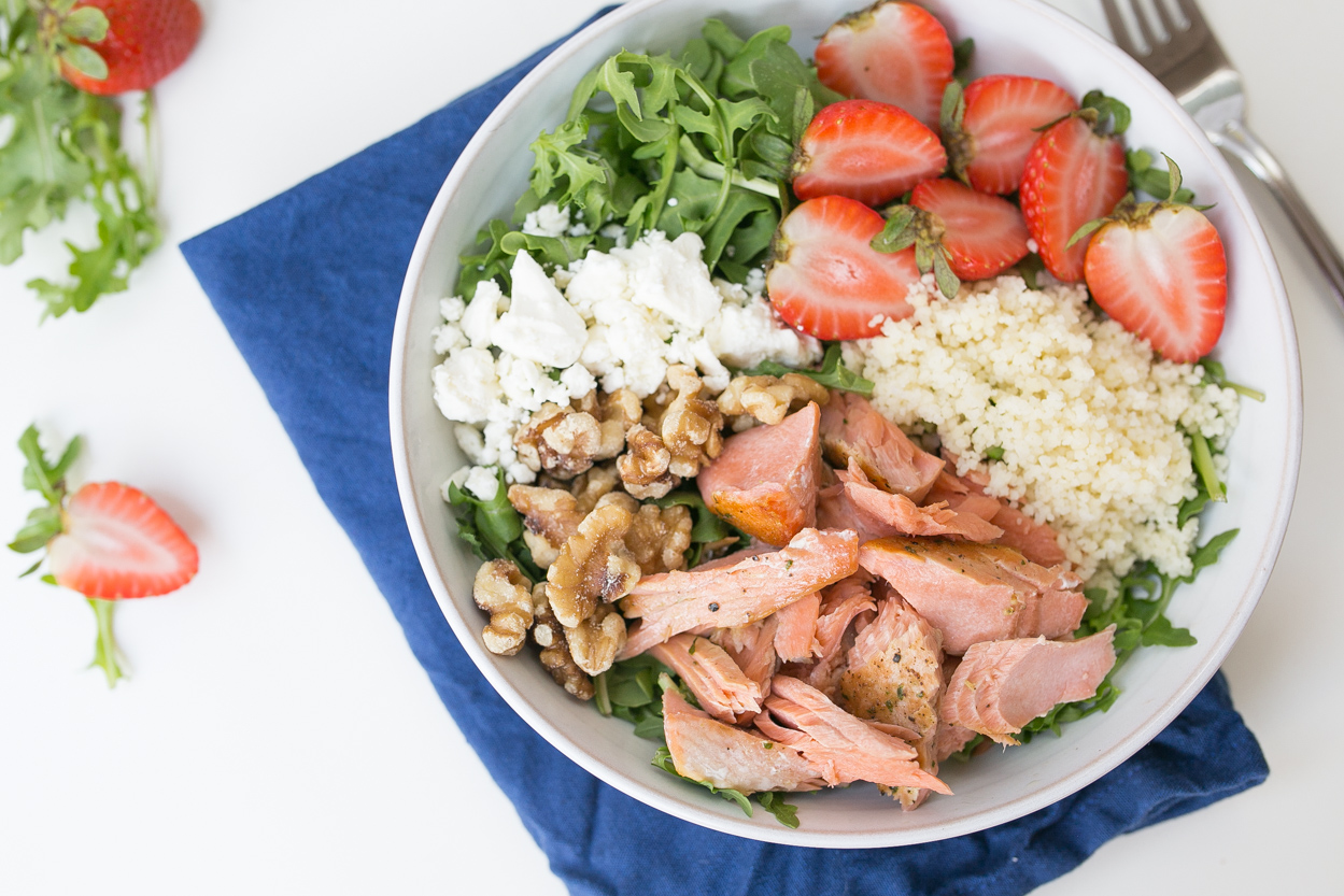 Salmon, Strawberry, and Couscous Salad Cook Smarts