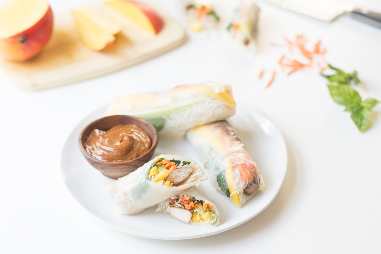 Chicken and Mango Summer Rolls Cook Smarts