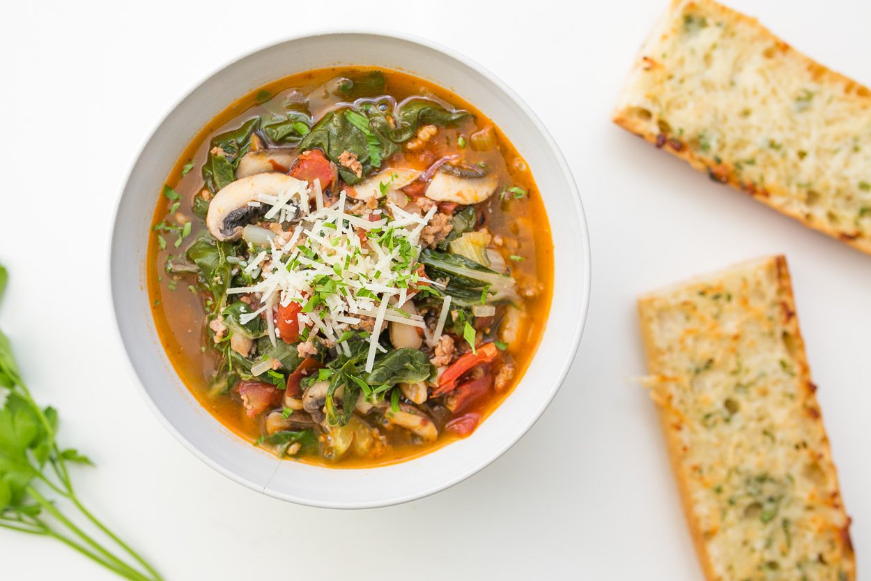 Italian Sausage and Chard White Bean Soup | Cook Smarts