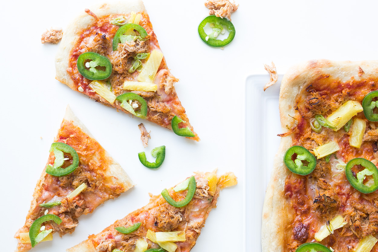 Pulled Pork Pizza with Pineapple and Jalapenos | Cook Smarts