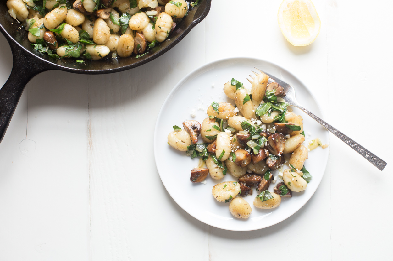 Gnocchi with Mushrooms and Chard | Cook Smarts