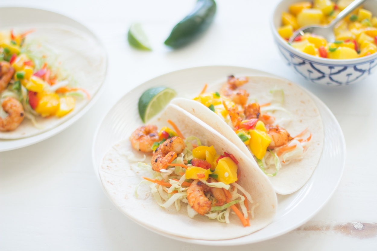 Shrimp Tacos with Pineapple | Cook Smarts
