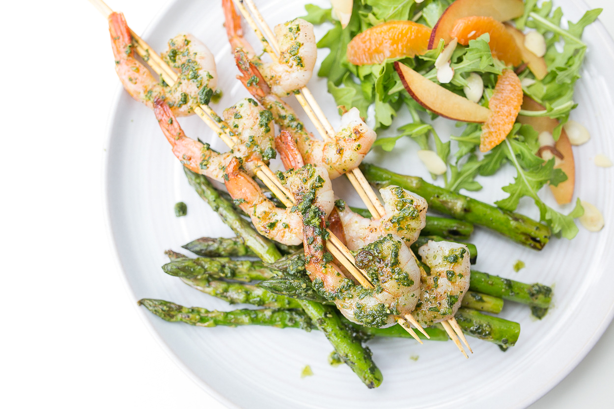 Pesto Grilled Shrimp and Asparagus Cook Smarts
