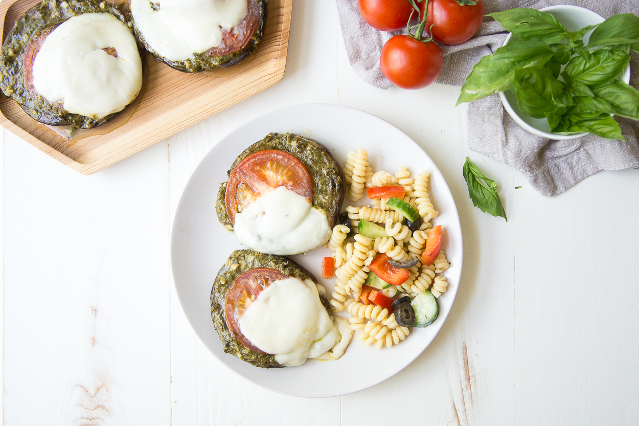 Portobello Pesto Pizzas Cook Smarts