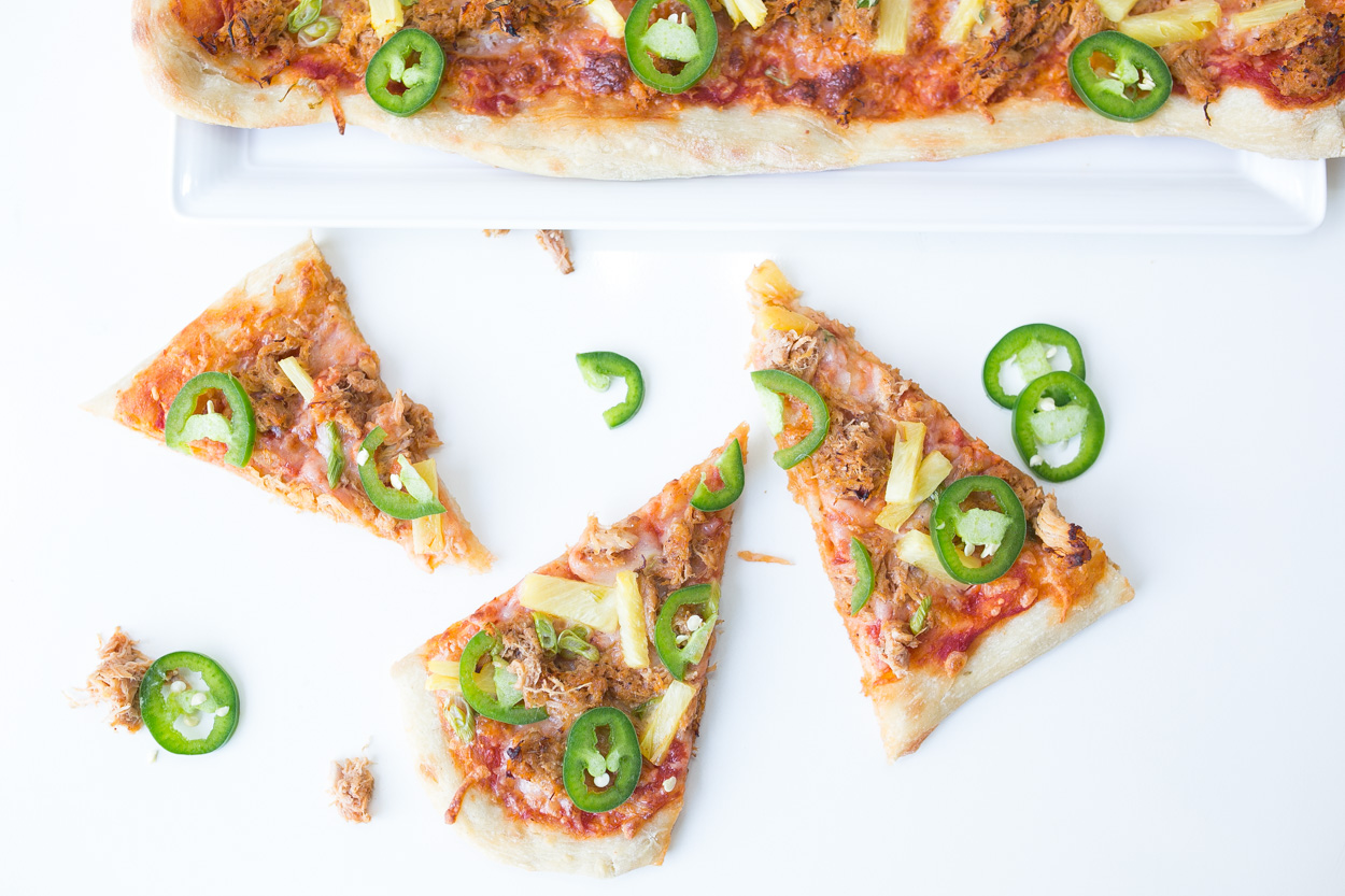 Pulled Pork Pizza with Pineapple and Jalapenos  | Cook Smarts