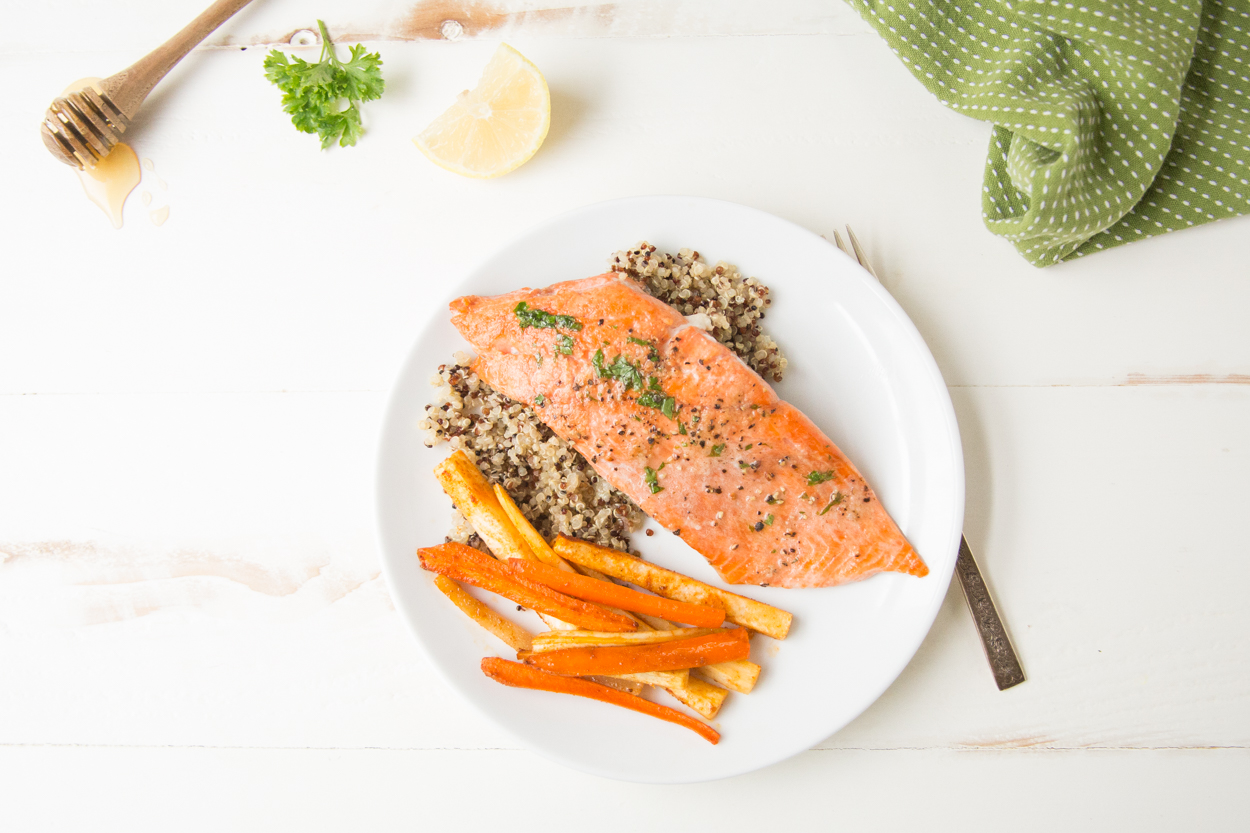 Roasted Salmon with Lemon Herb Glaze Cook Smarts