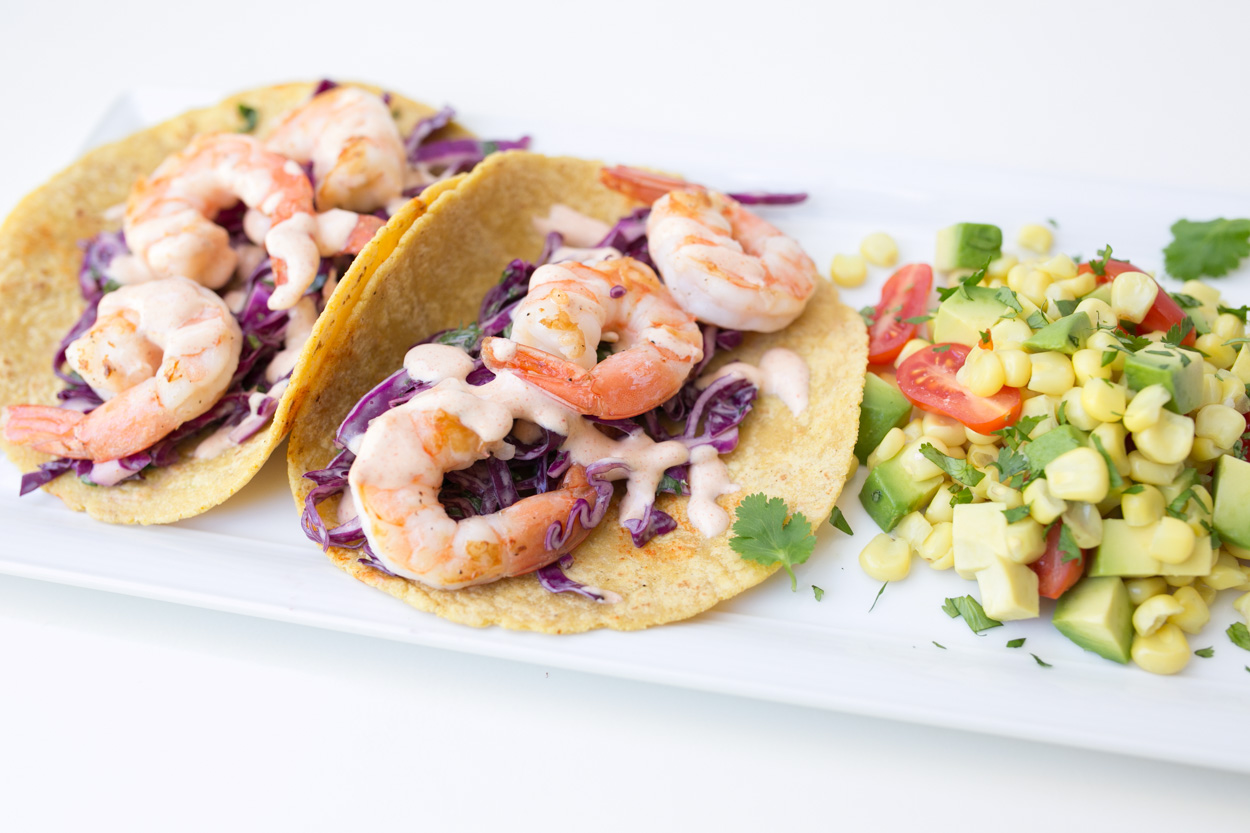 Shrimp tacos with slaw cook smarts